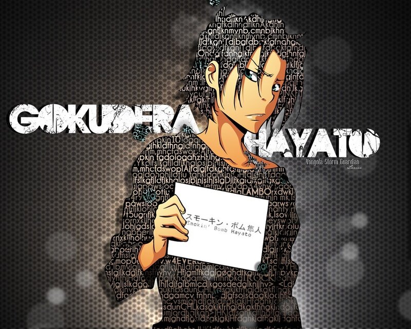 Anime Character Holding Paper — Black