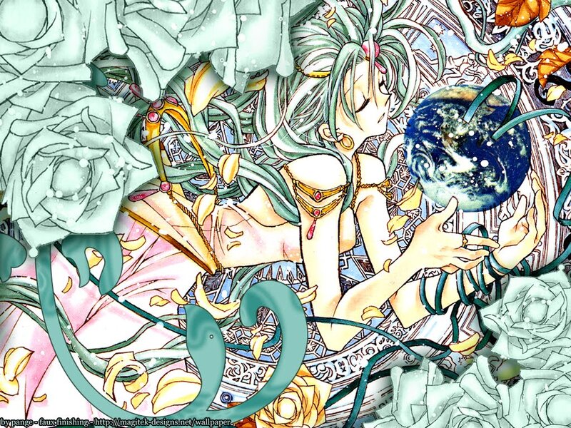 Anime Character Holding Planet