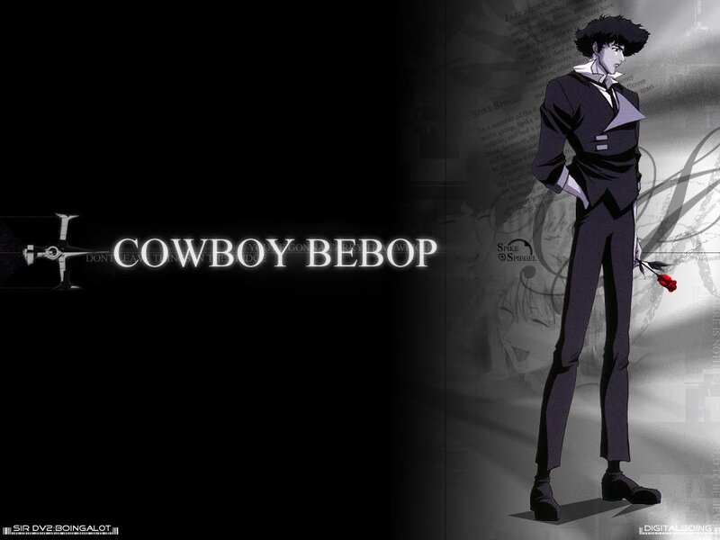 Anime Character Holding Rose — Black, Dramatic, Suit