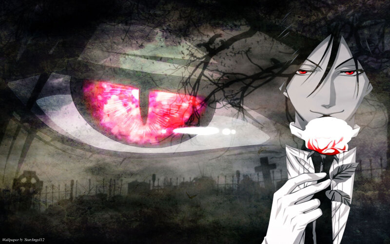 Anime Character Holding Rose