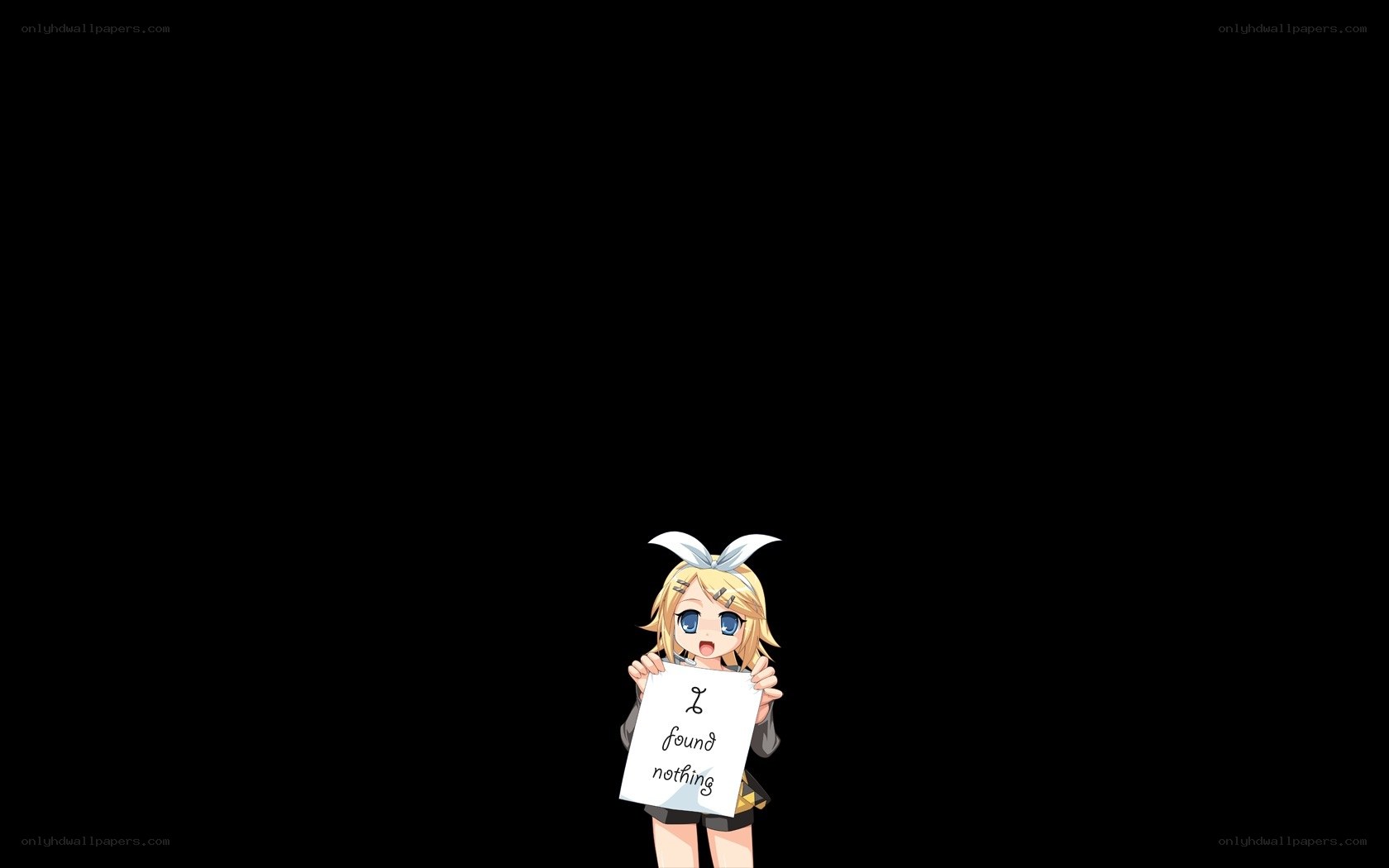 anime character holding sign
