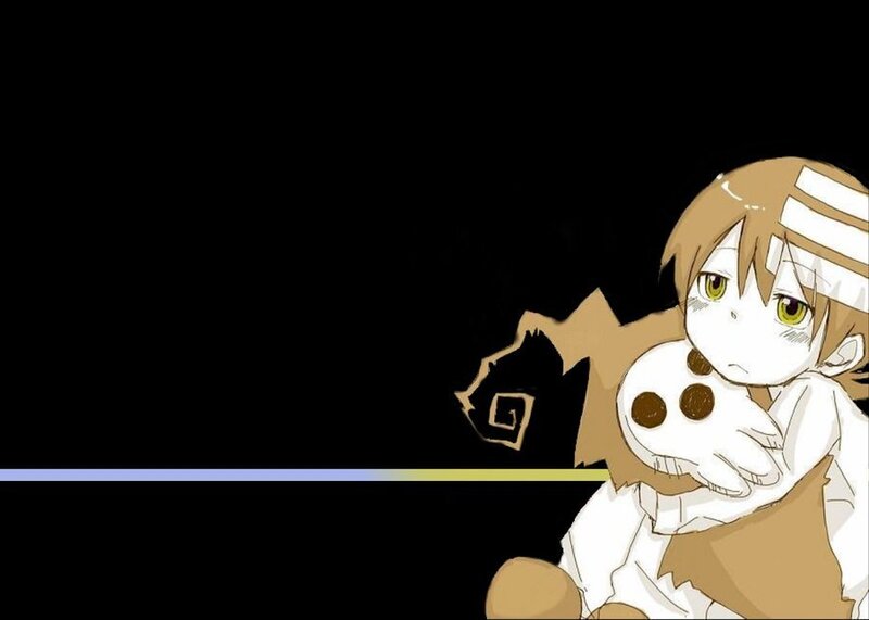 Anime Character Holding Skull