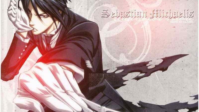 Anime Character Holding Sword — Black, Dramatic, Manga, Gloves
