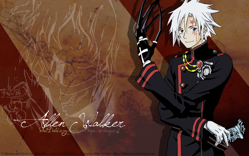 Anime Character Holding Weapon — Black