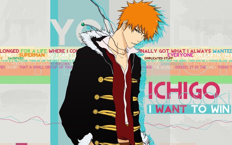 Anime Character Ichigo Kurosaki — Orange