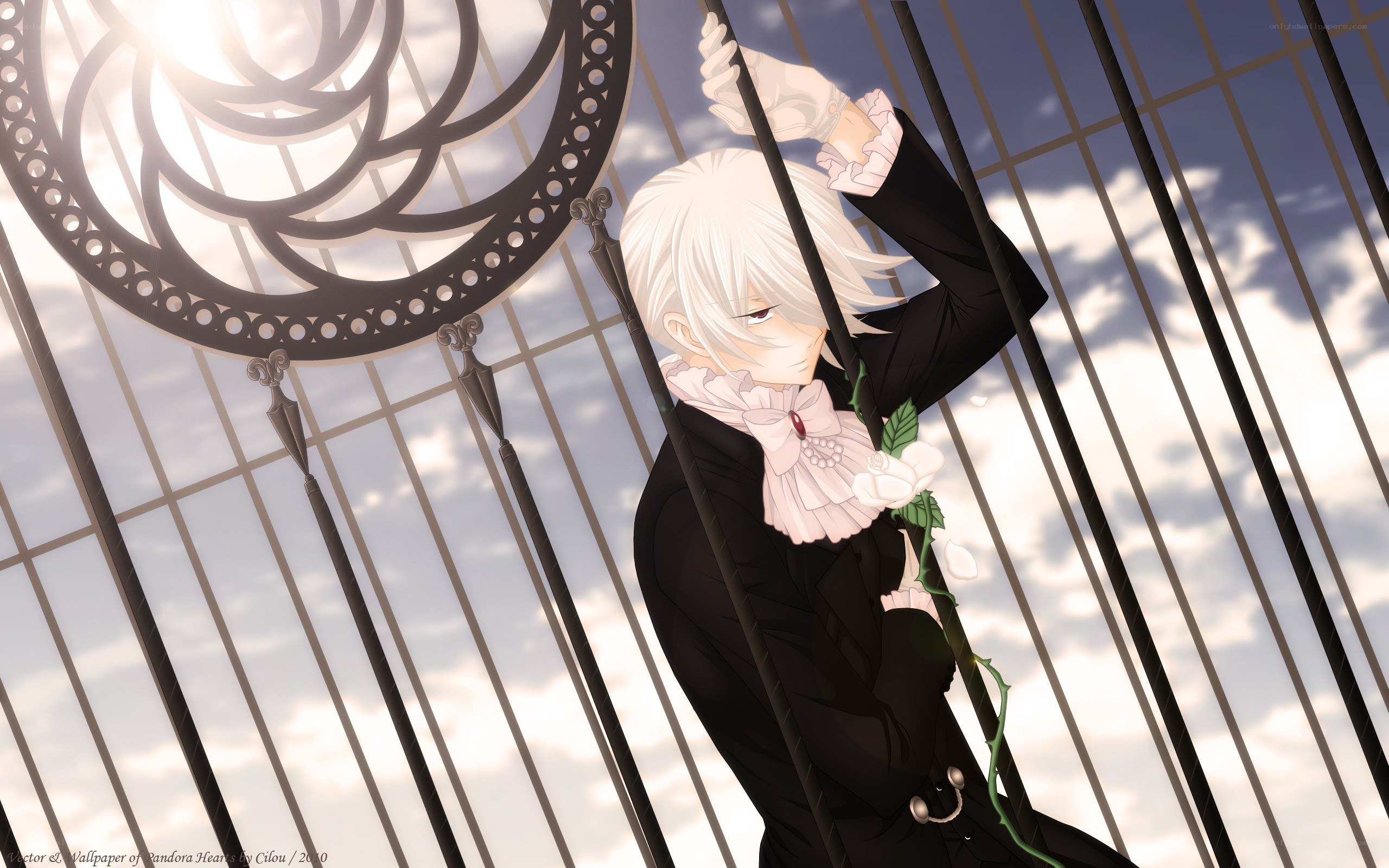 anime character in a cage