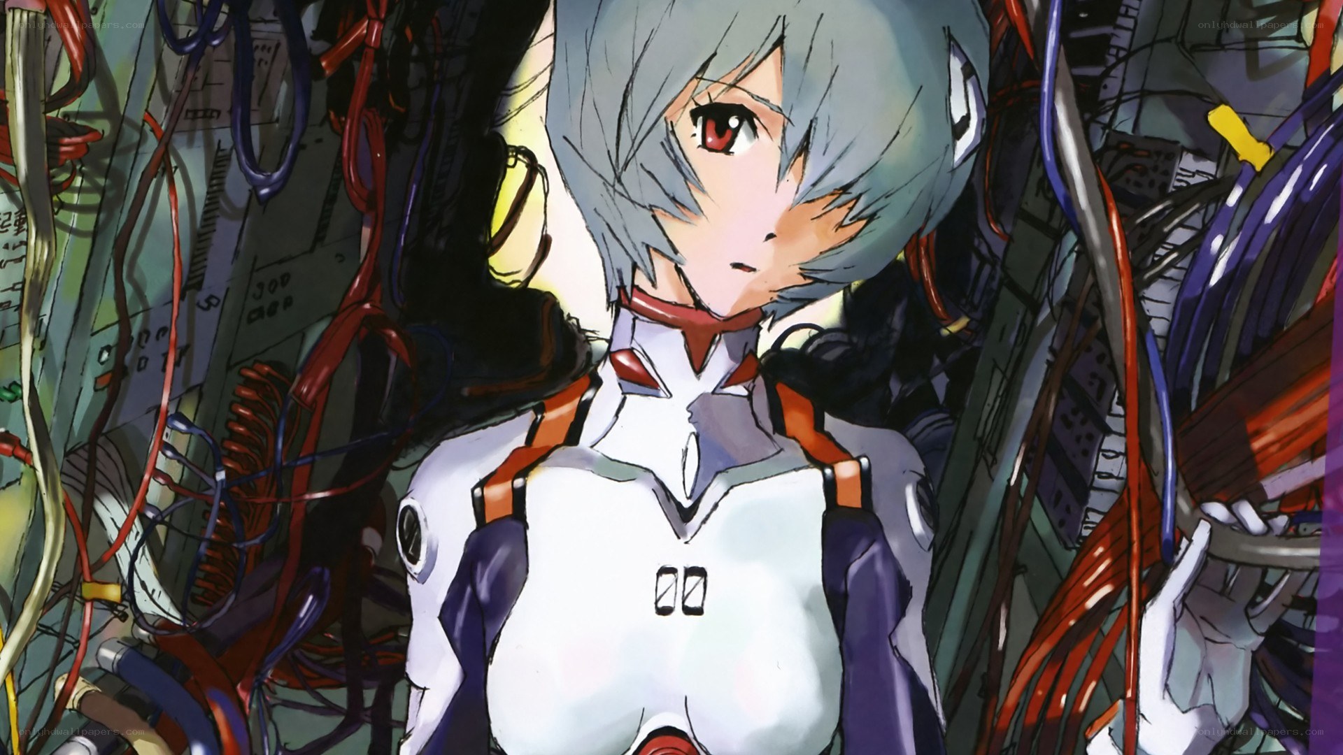 anime character in a cockpit