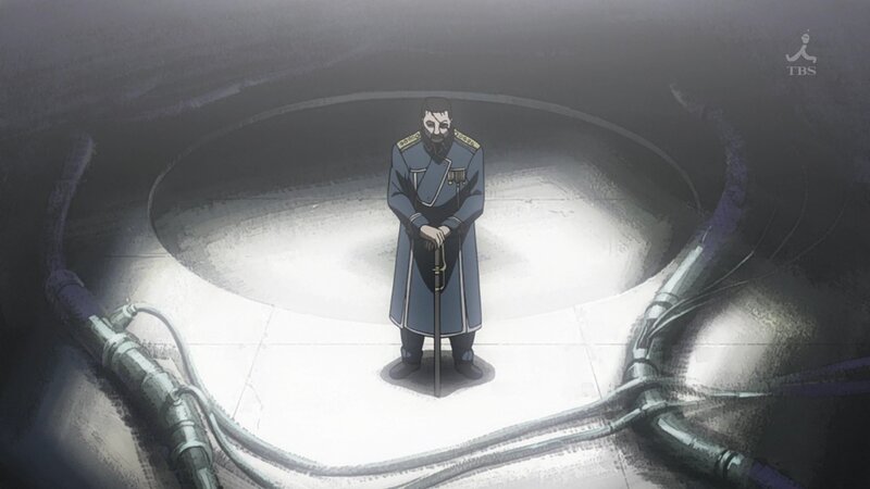 anime character in a dark chamber
