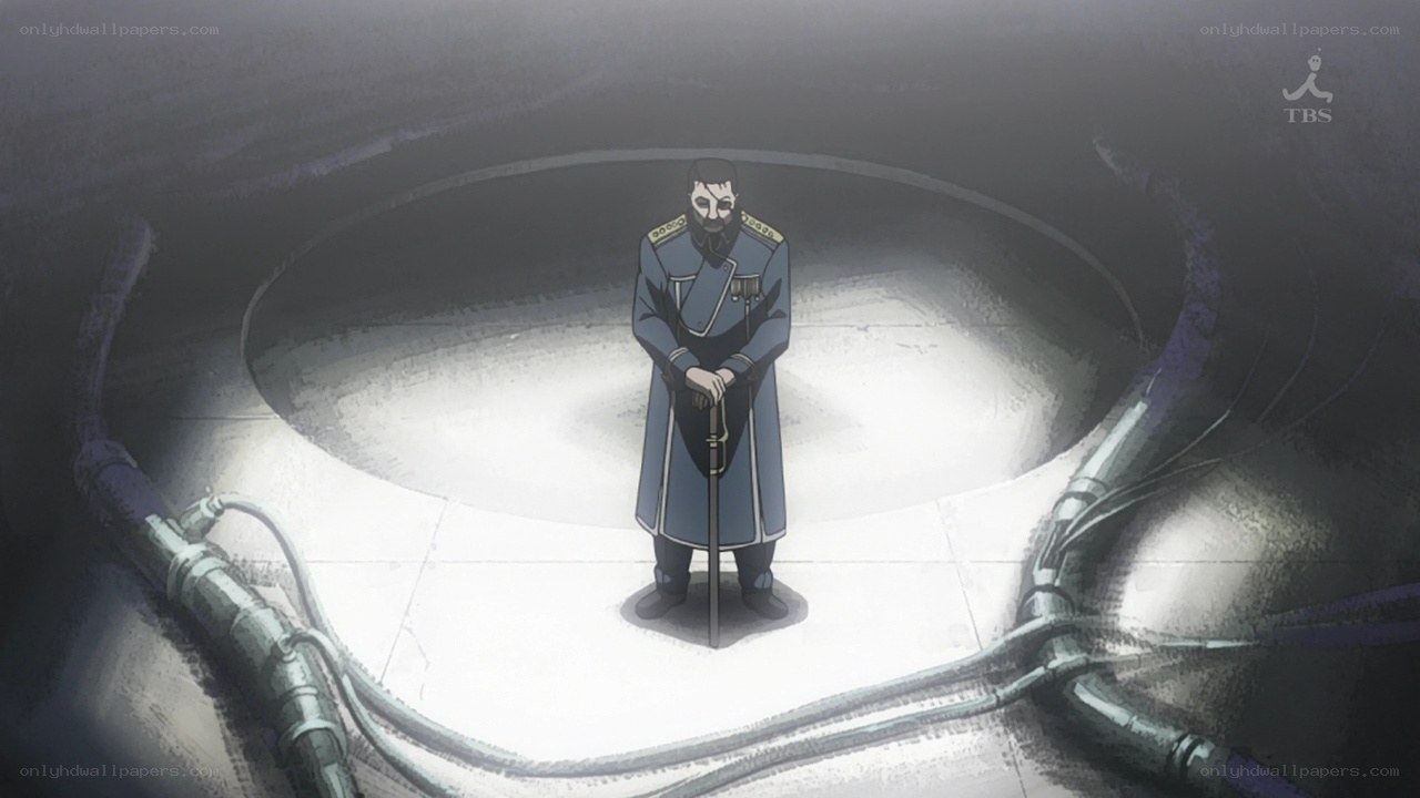 anime character in a dark chamber
