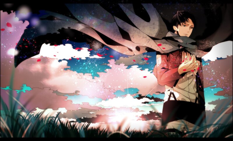 Anime character in a dramatic scene