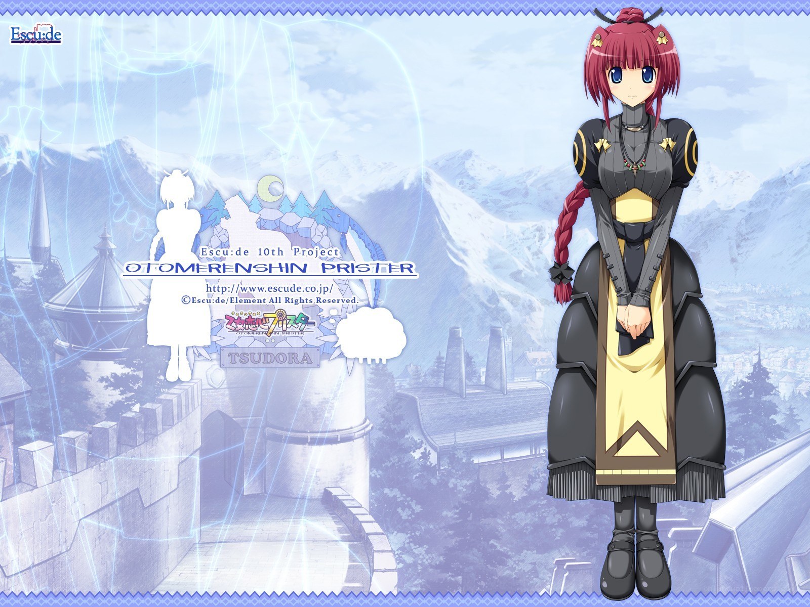 Anime character in a fantasy setting