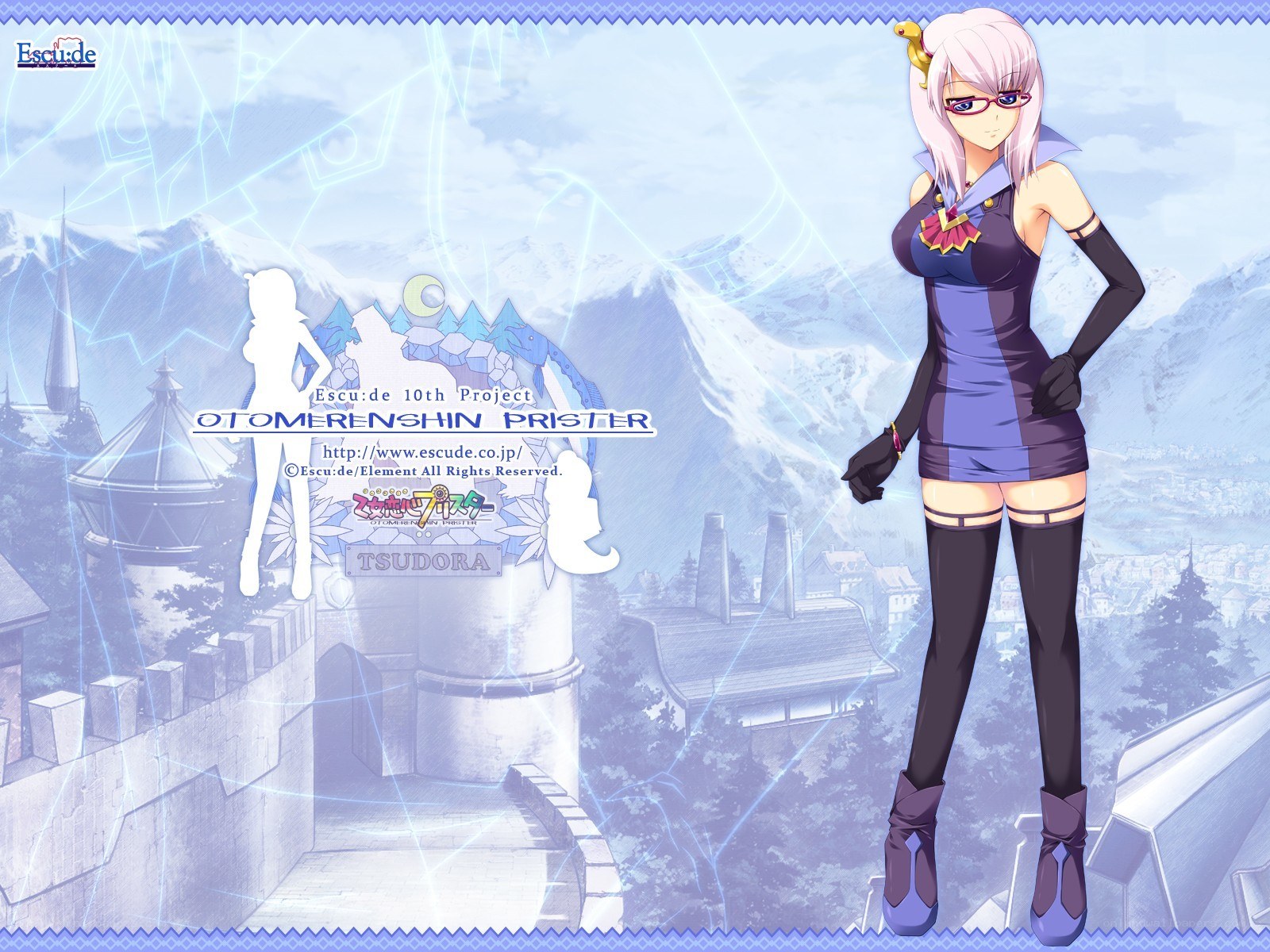 Anime character in a fantasy setting