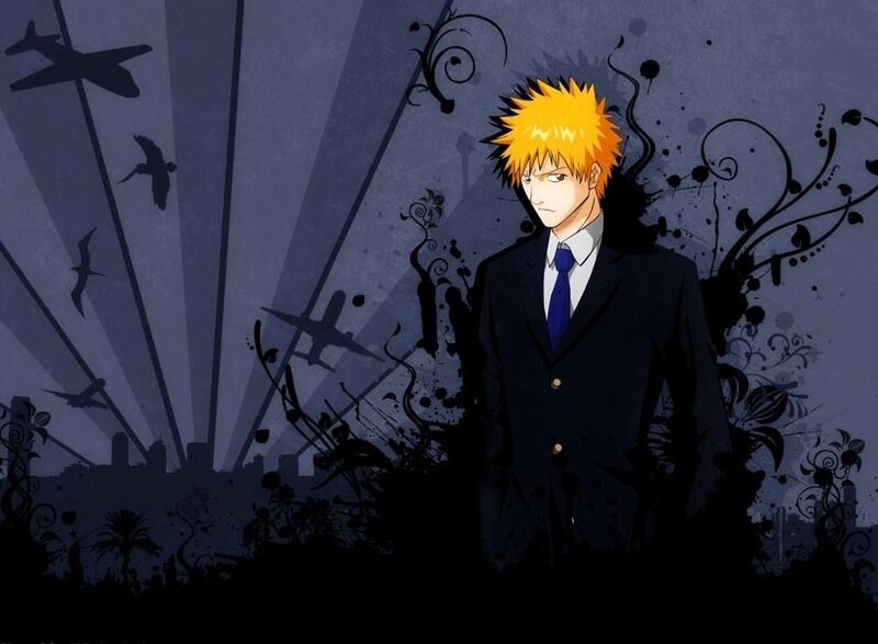 Anime character in a suit