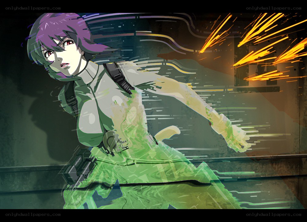 anime character in action