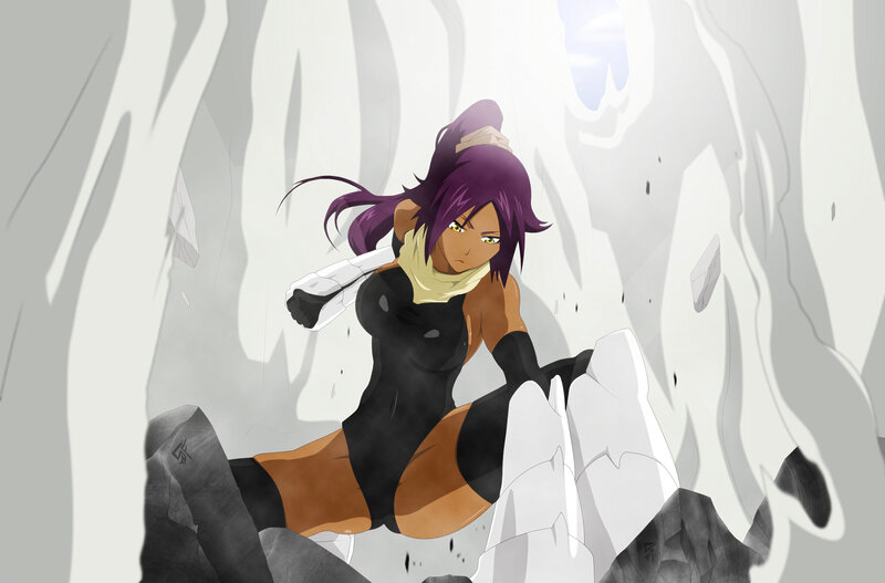 anime character in action