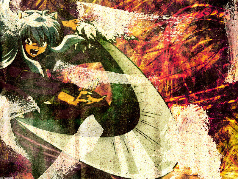 anime character in action