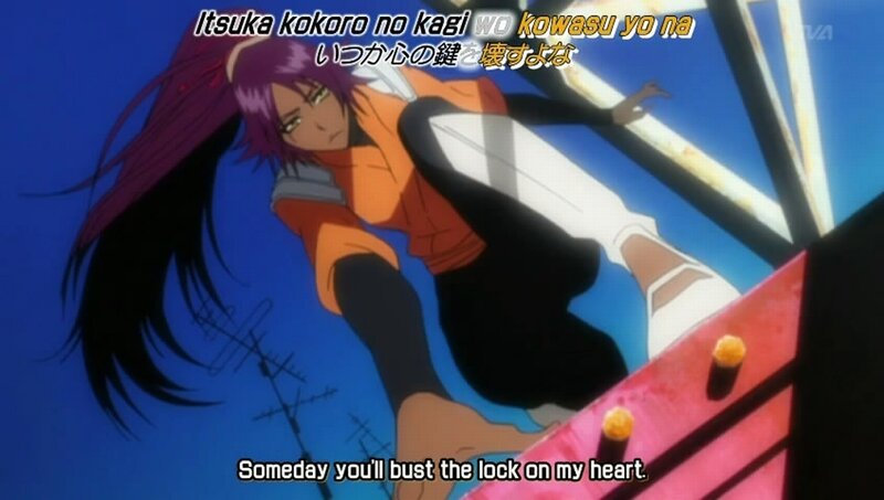 anime character in action