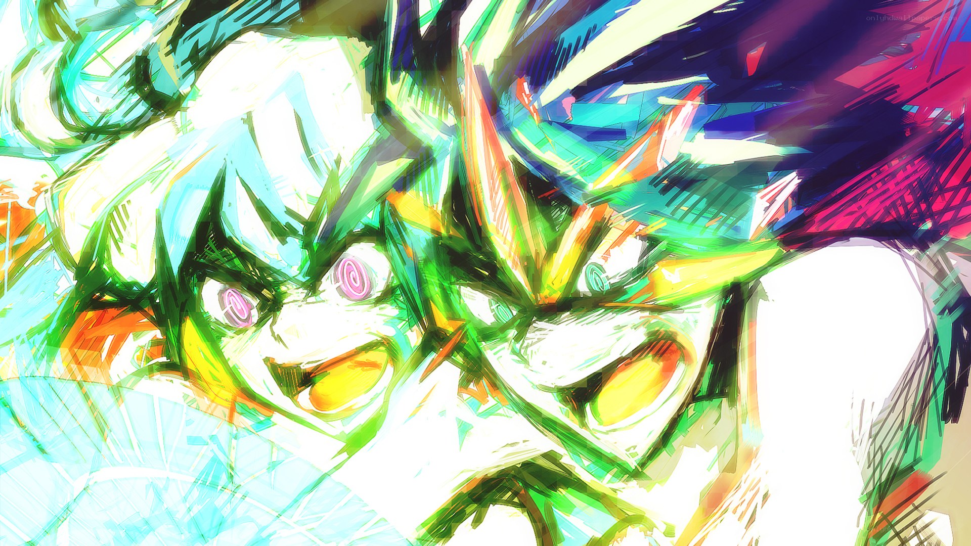 anime character in action
