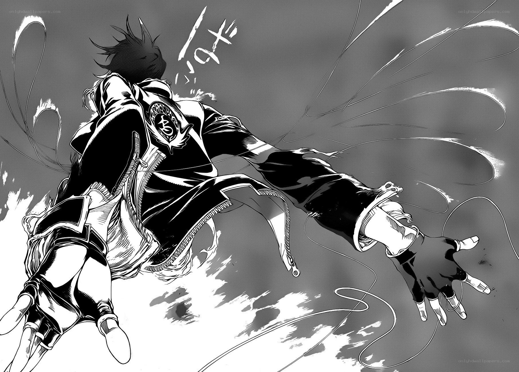 anime character in action