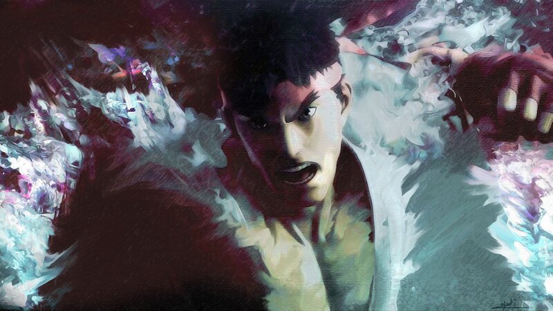 anime character in action