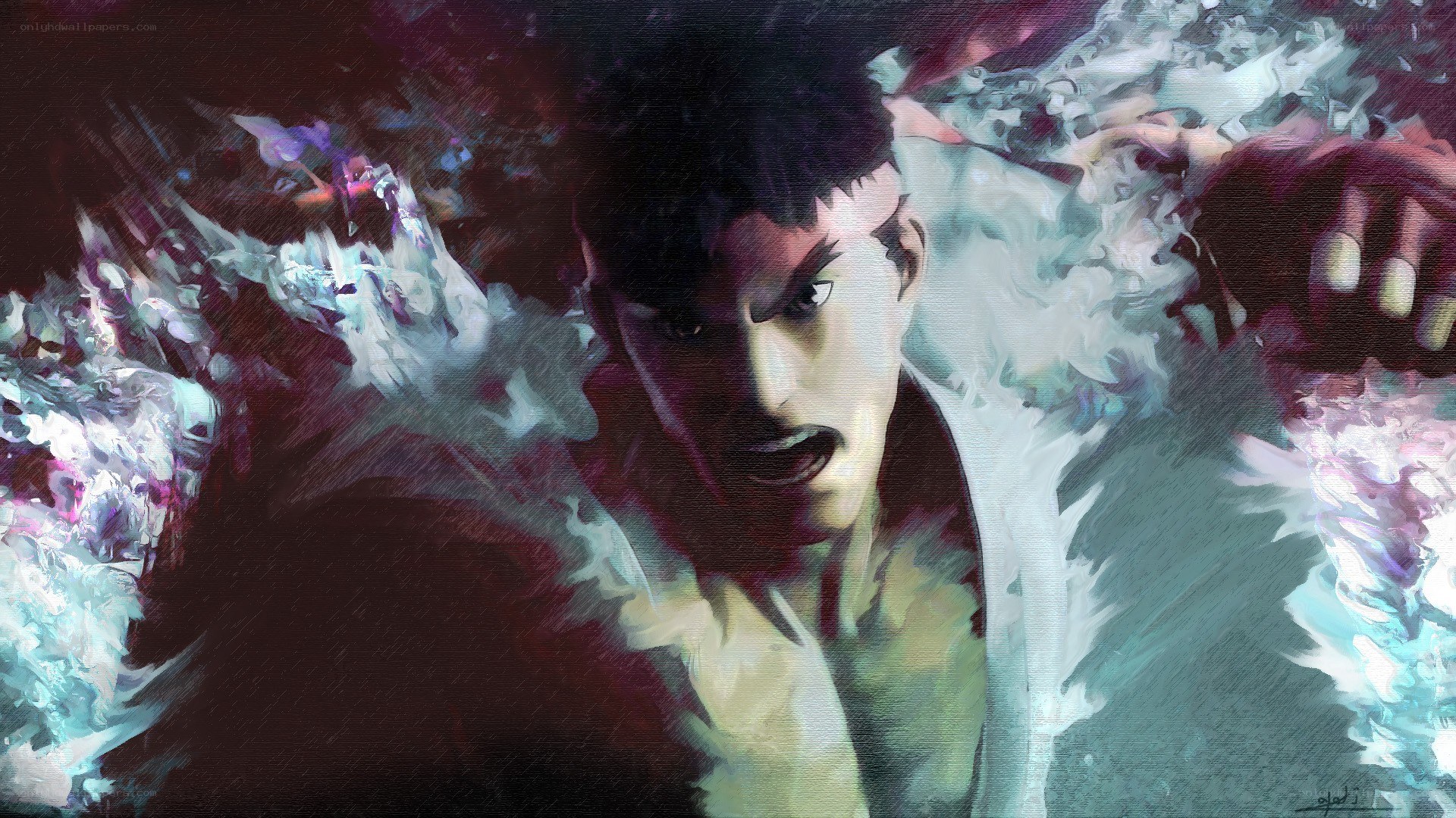 anime character in action