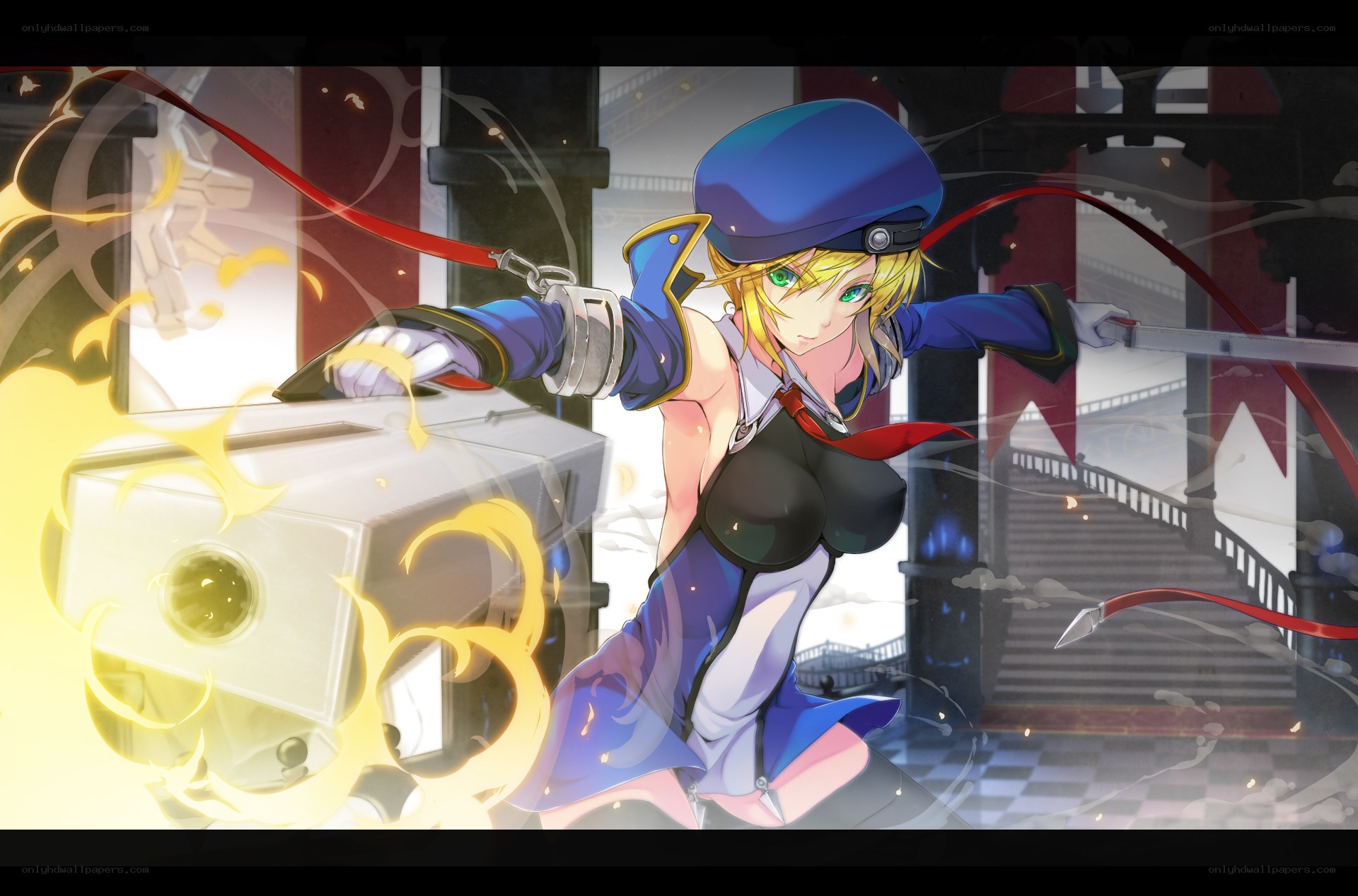 anime character in action