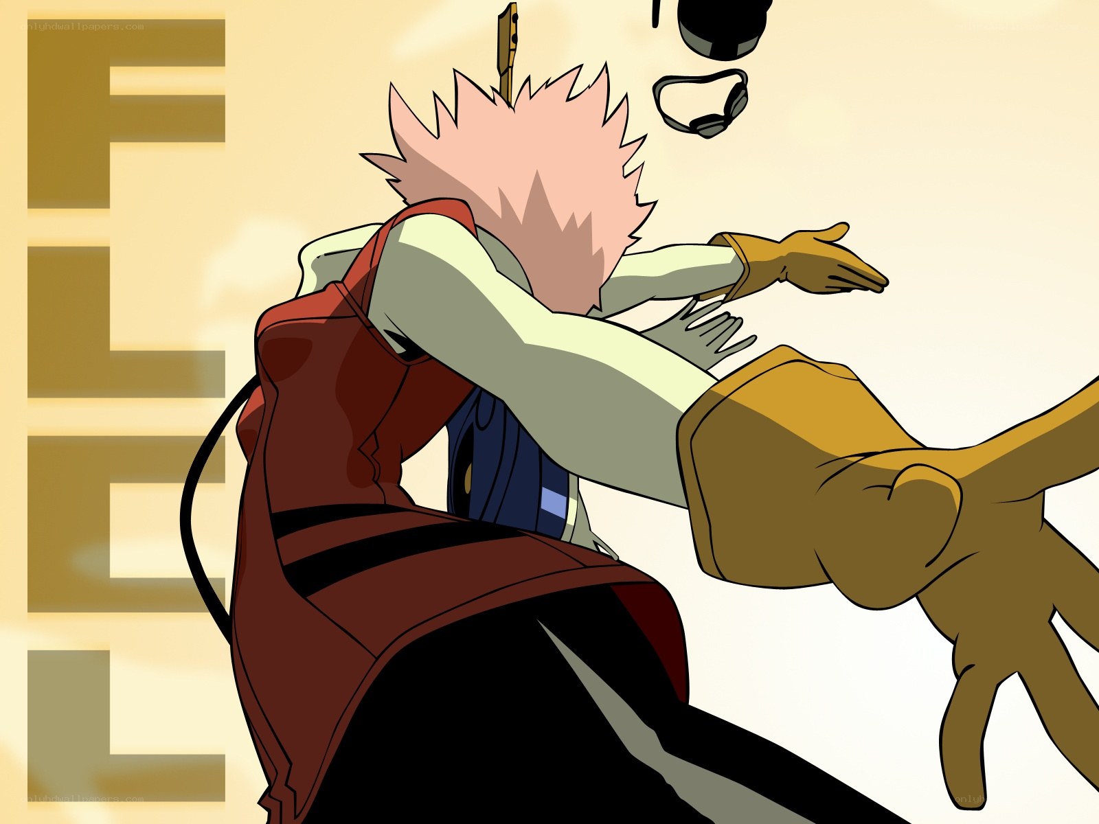 anime character in action