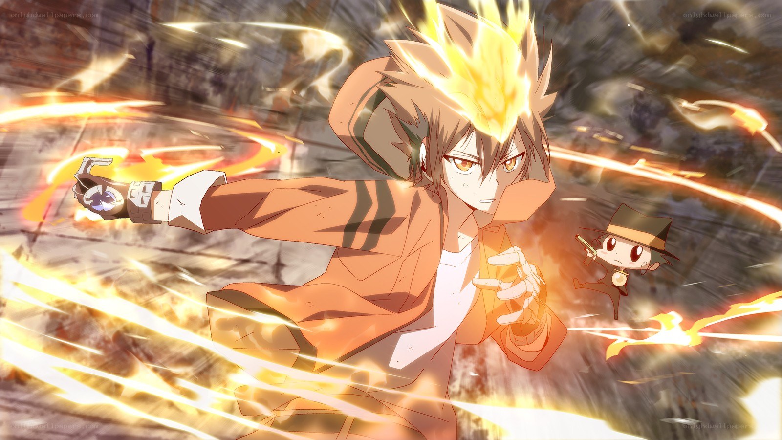 anime character in action