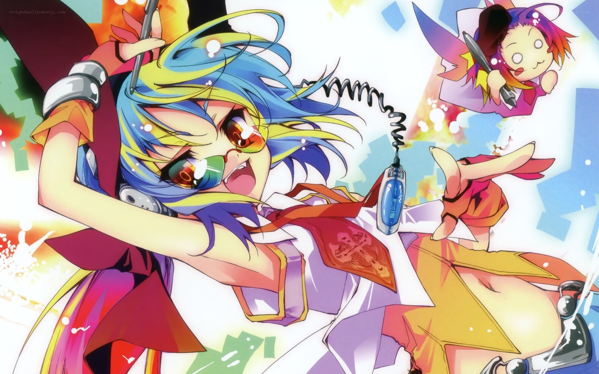 anime character in action