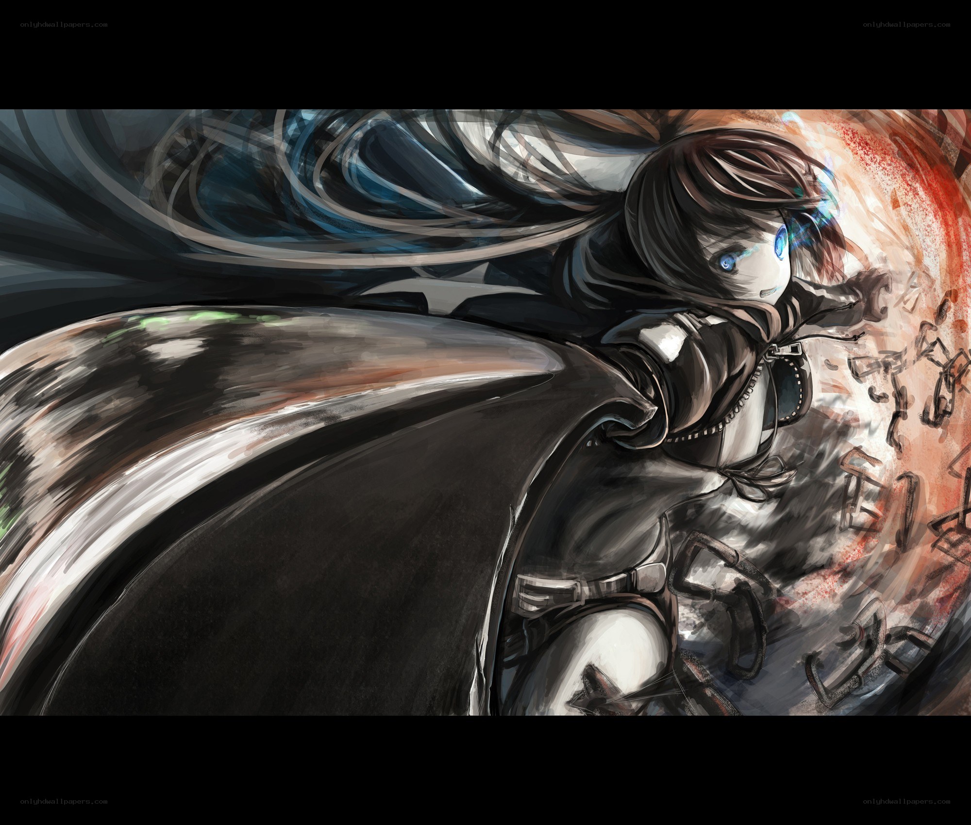 anime character in action