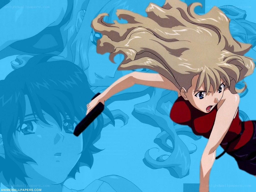 Anime character in action