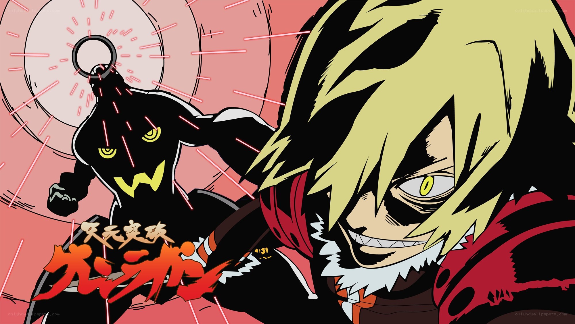 Anime character in action