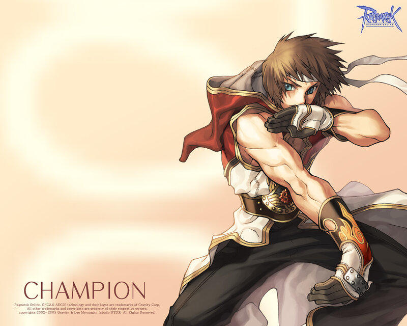 Anime Character in Action — Brown, Dramatic, Manga, Cape, Gloves