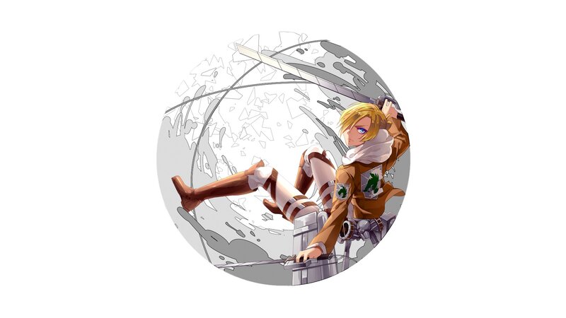 Anime Character in Action — Brown, Dynamic, Sword