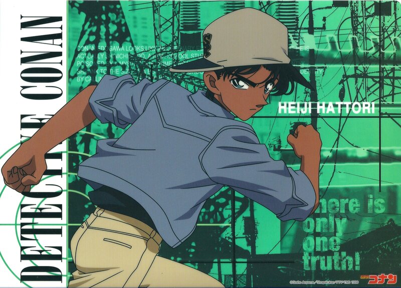 Anime Character in Action — Green, Dramatic, Baseball Cap
