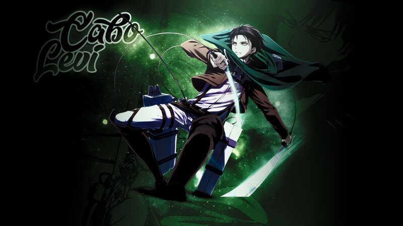 Anime Character in Action — Green, Dramatic, Night