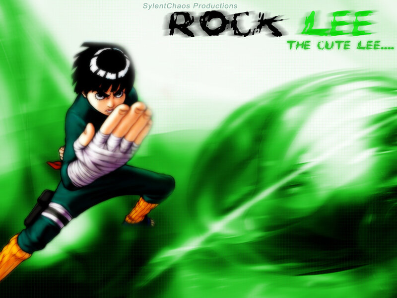 Anime Character in Action — Green, Dynamic, Green Energy
