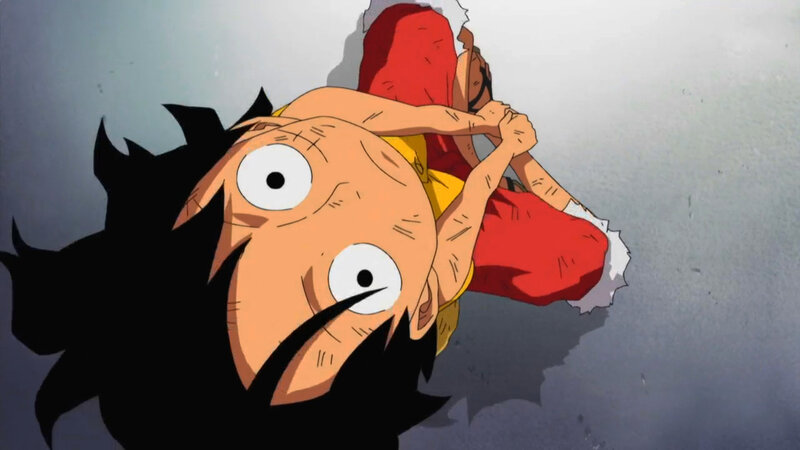Anime Character in Action — Orange, Intense