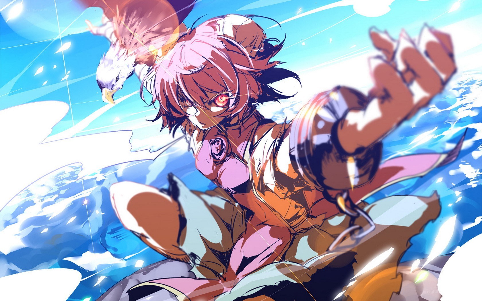 anime character in action pose