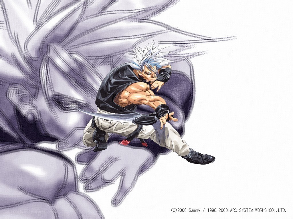 Anime character in action pose