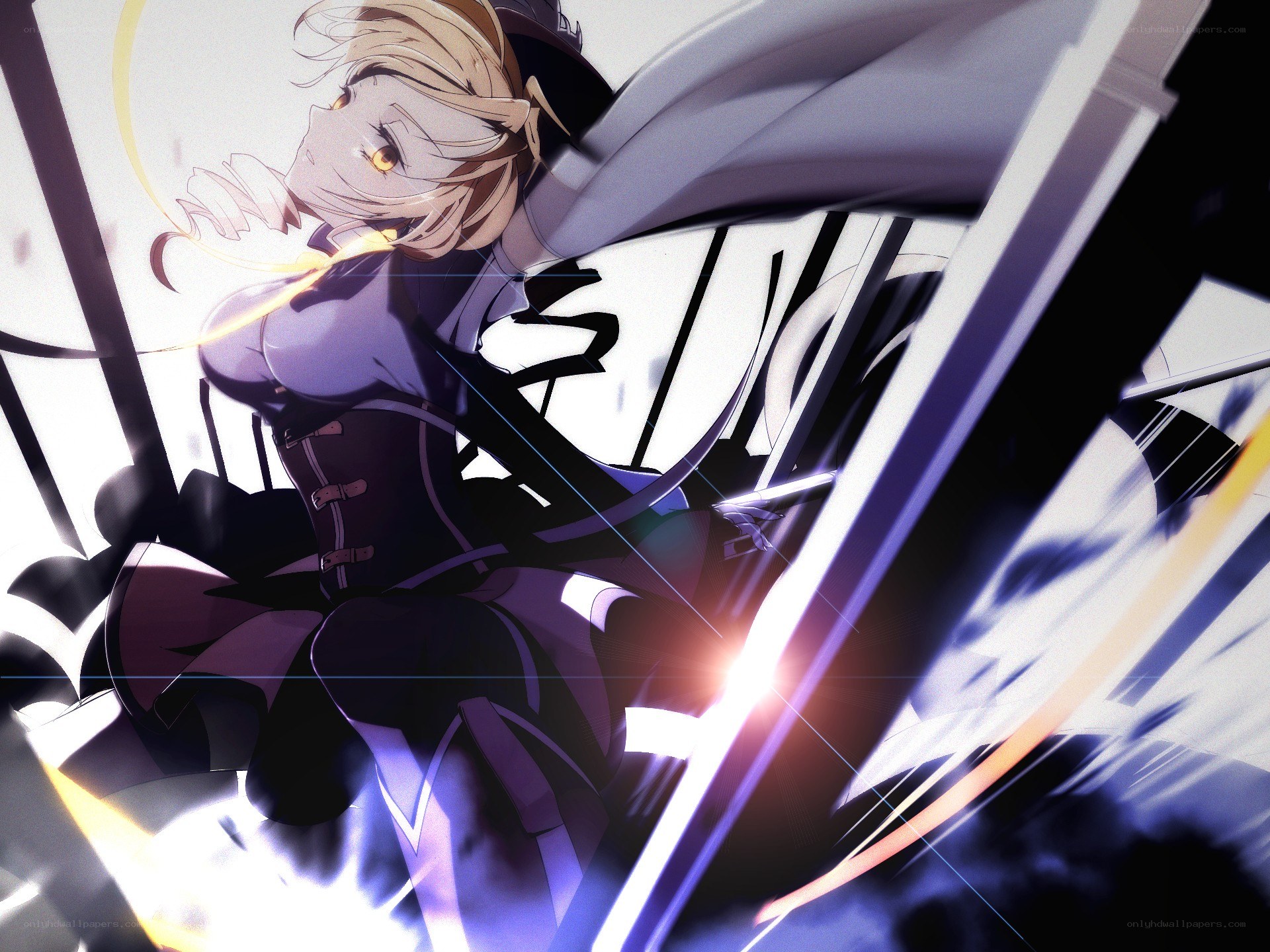 anime character in action pose