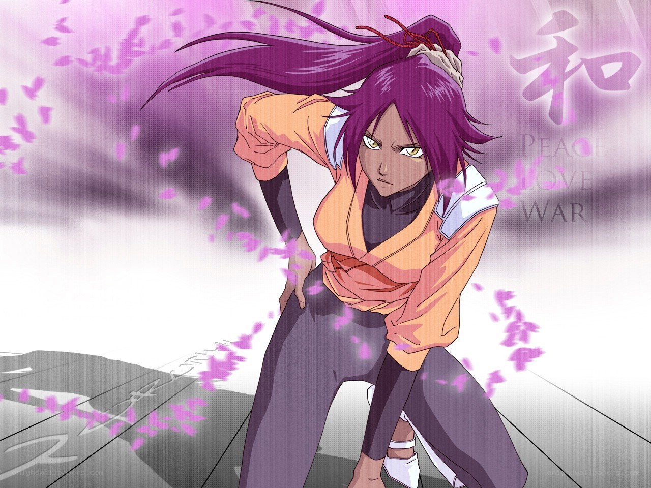 anime character in action pose