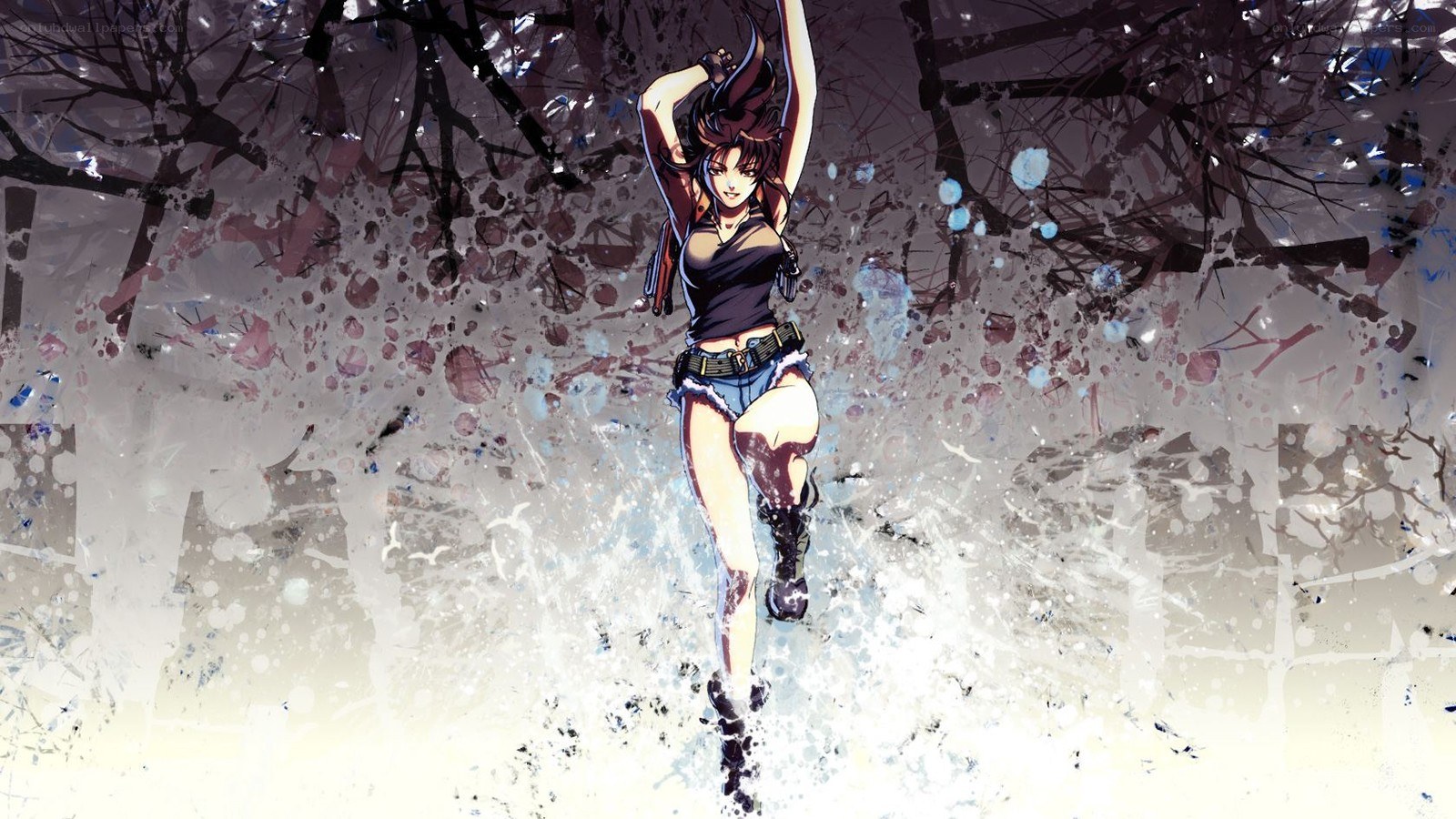 anime character in action pose
