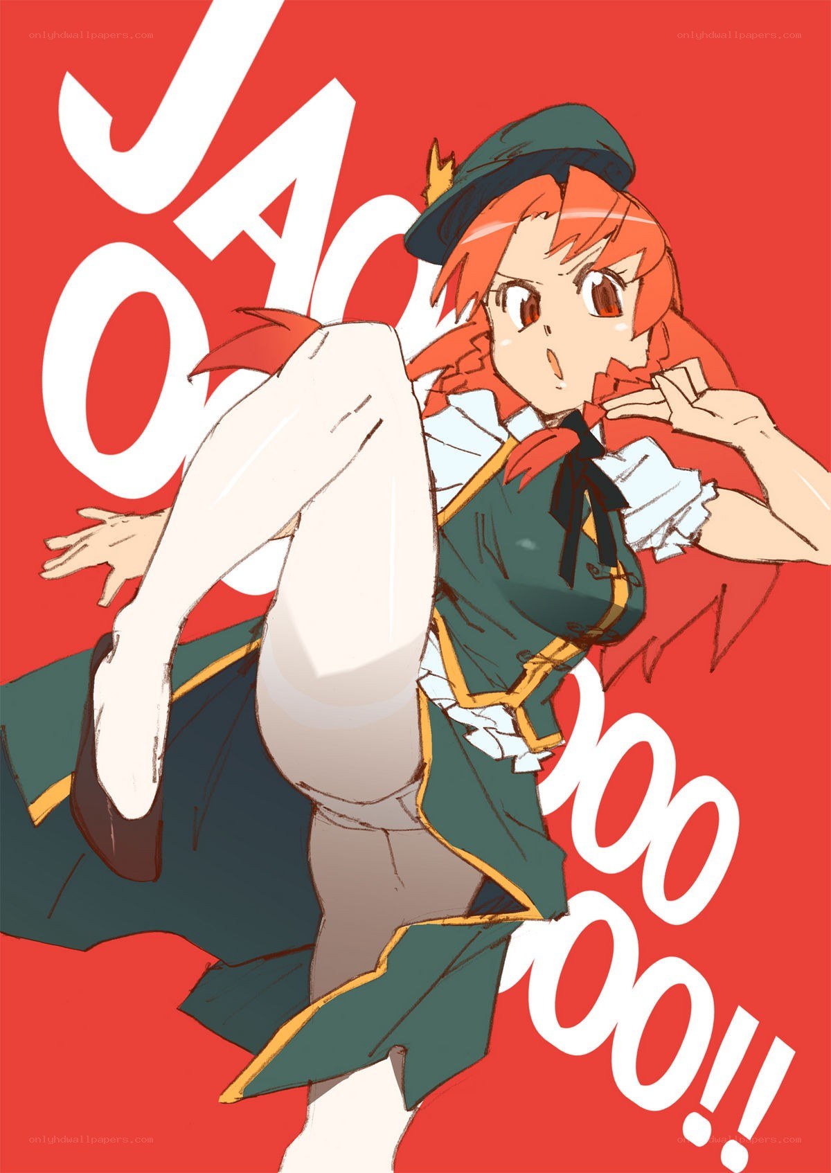 anime character in action pose