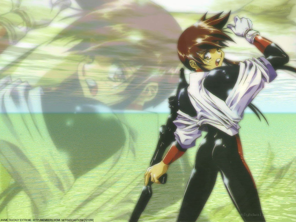Anime character in action pose