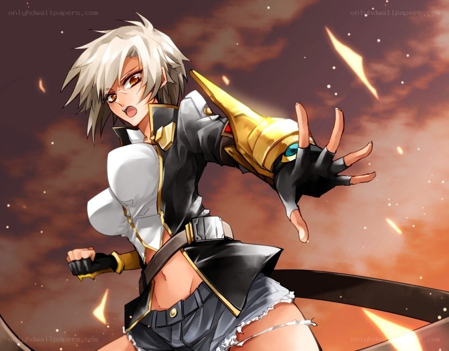 Anime character in action pose