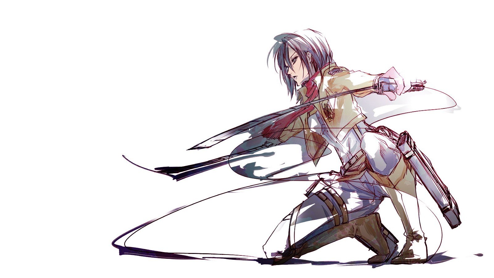 anime character in action pose
