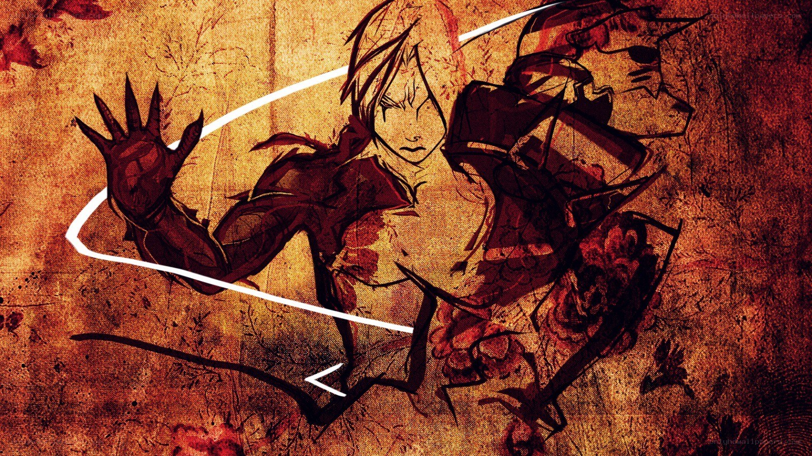 anime character in action pose