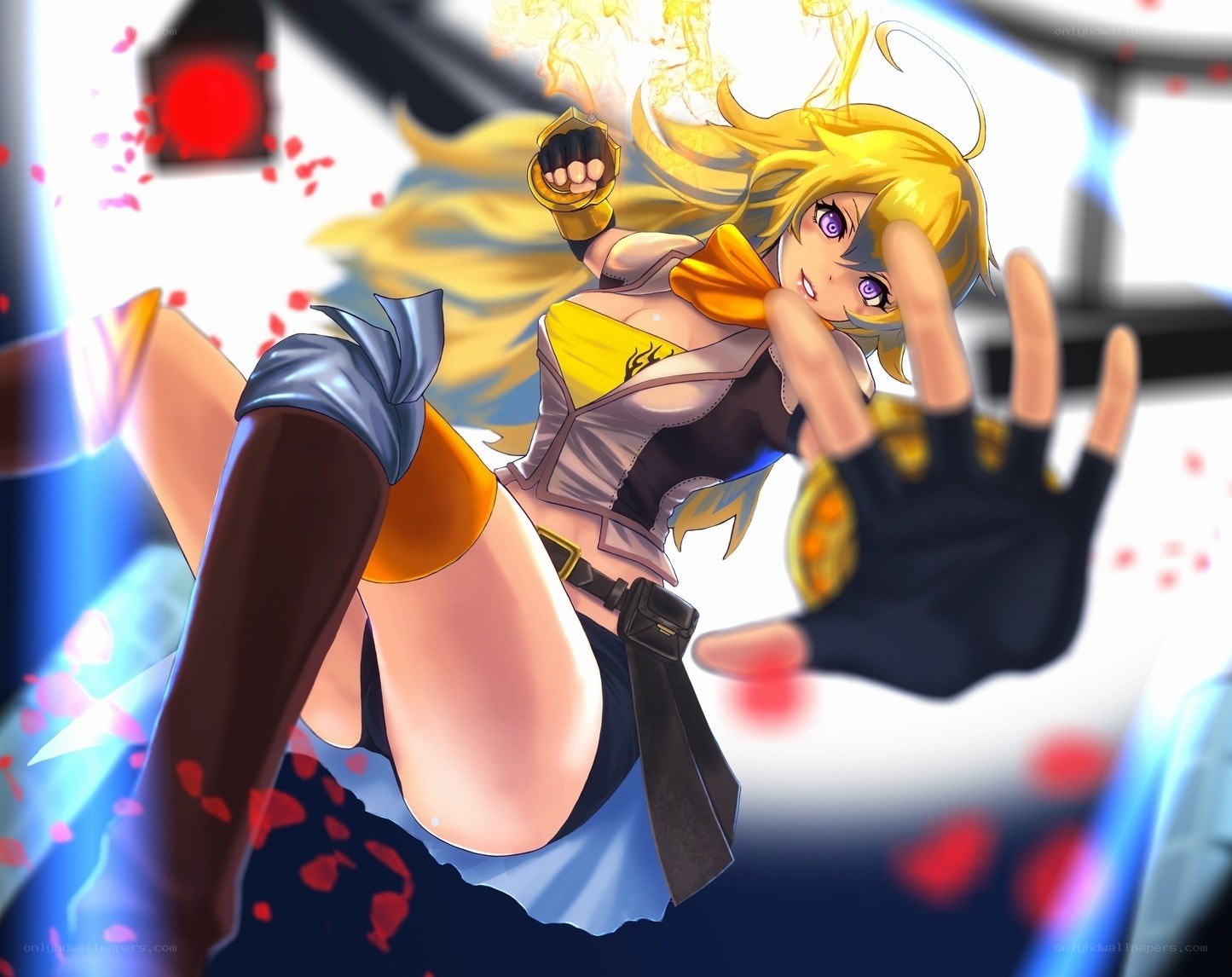 anime character in action pose