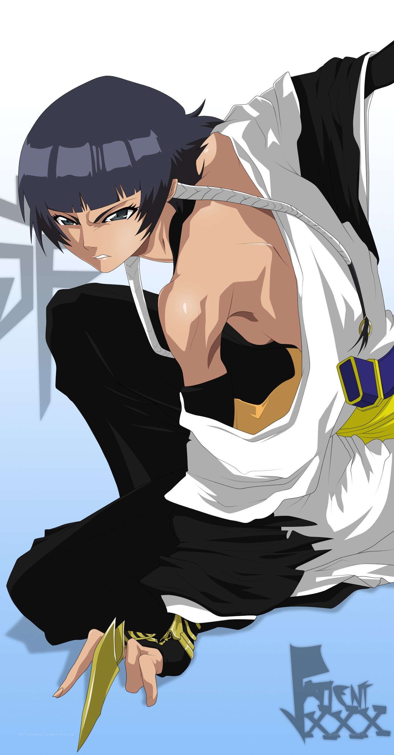anime character in action pose